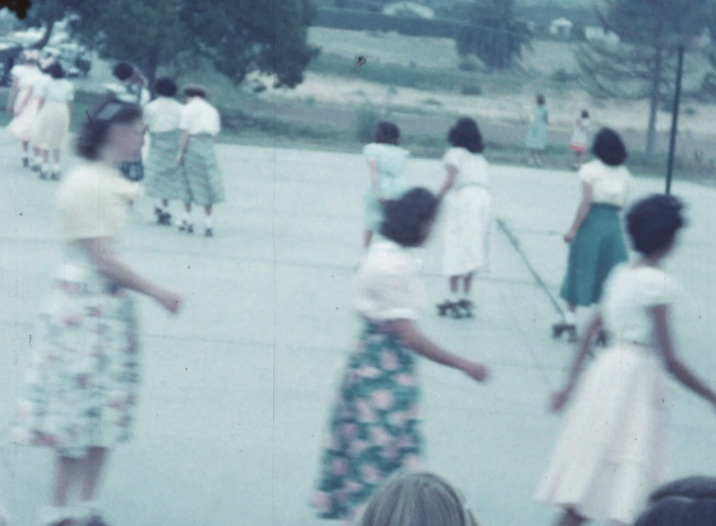 Rollerskating at St. Vincent's School - 1949