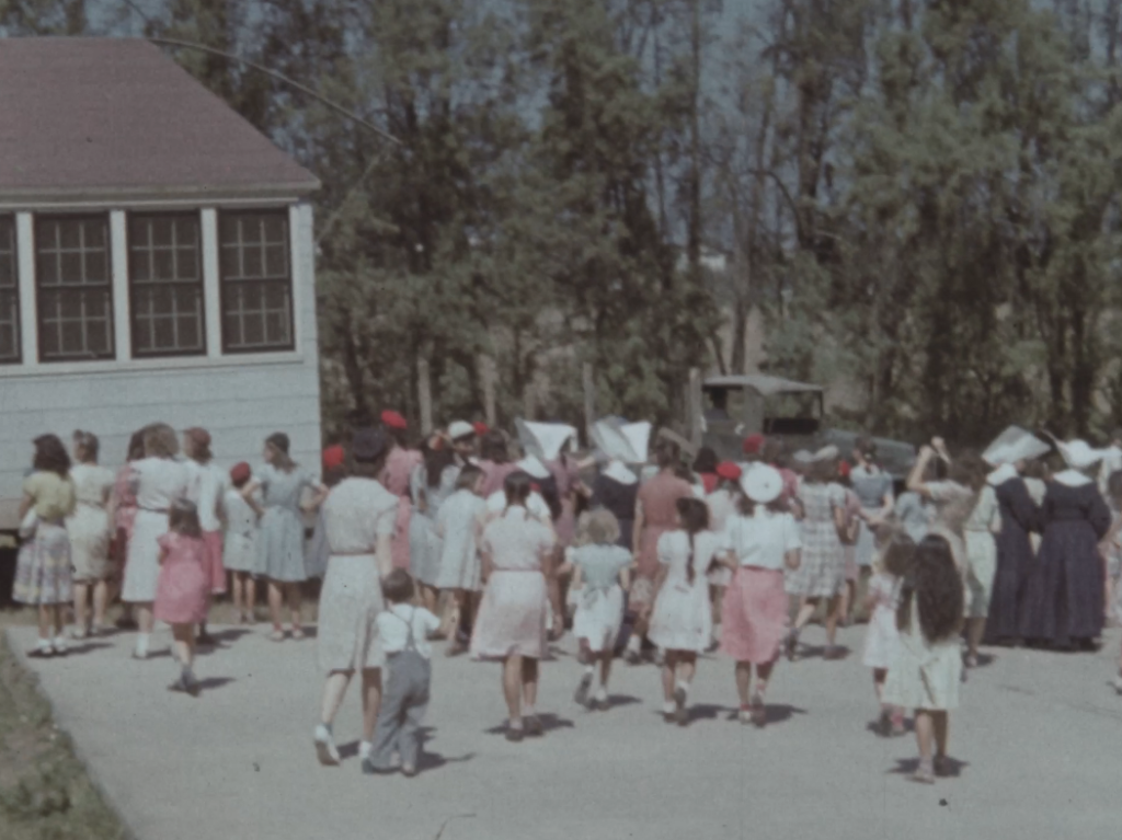 This video chronicles the construction of new classroom buildings, from the initial demolition of old structures to the installation of the new ones.